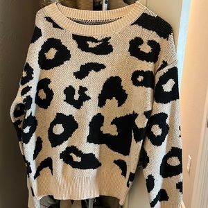 Cheetah sweater